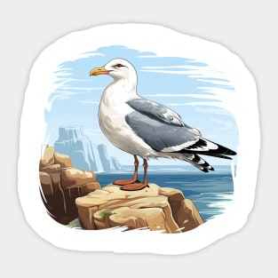 Cute Seagull Sticker